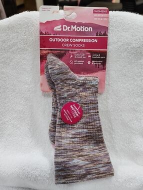 DR. MOTION OUTDOOR COMPRESSION CREW SOCKS